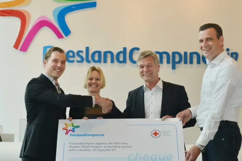 FrieslandCampina and Red Cross extremely satisfied