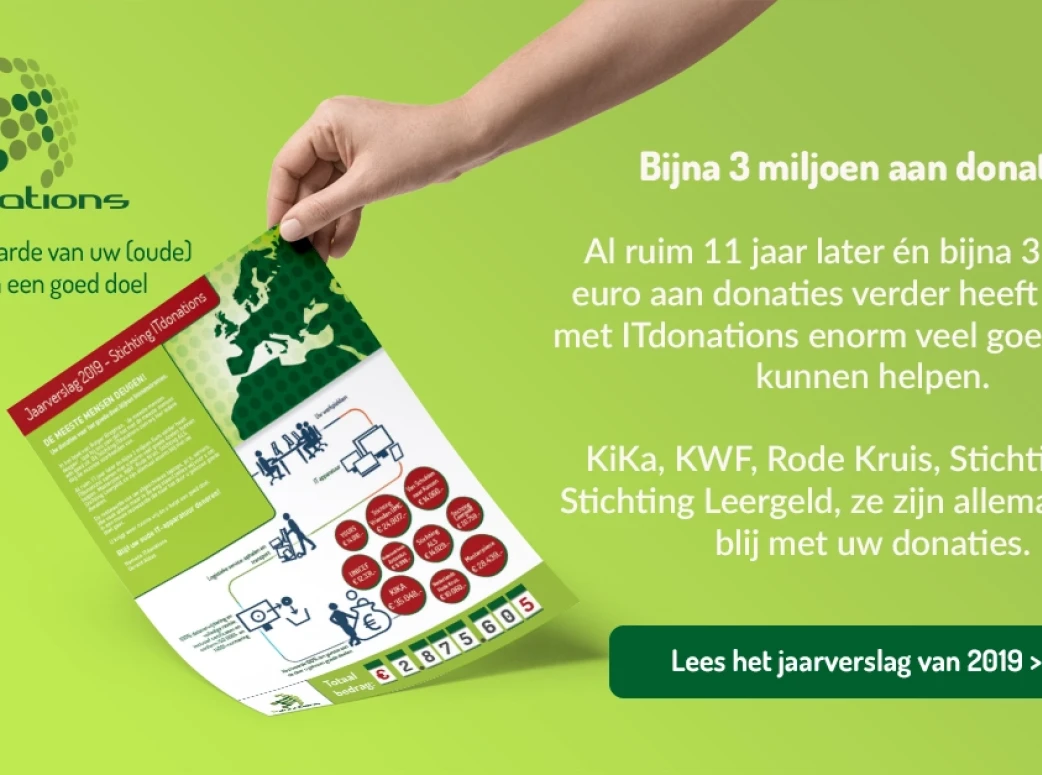 Bijna 3 miljoen euro aan donaties!